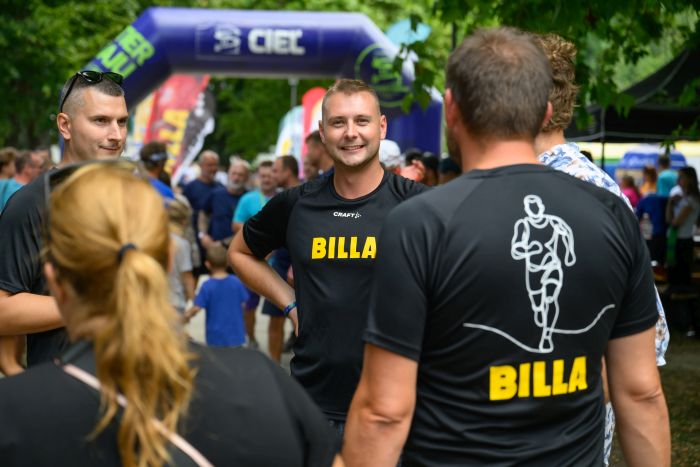 BILLA tím v cieli v Bratislave  FOTO: BILLA