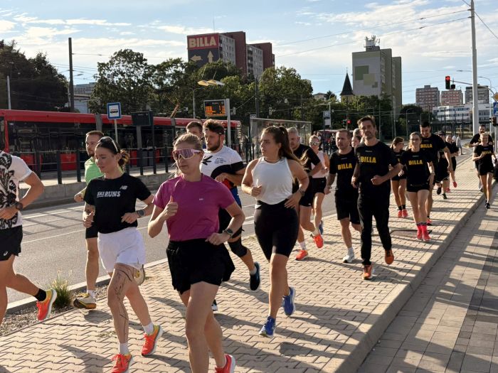 Komunitný beh Bratislava     FOTO: BILLA