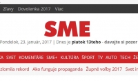Pondelkové SME: Dnes je piatok 13teho - dávajte si pozor