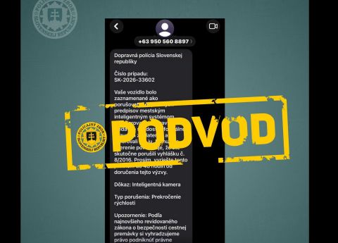 Pri&scaron;la v&aacute;m SMS o dopravnej pokute? Pozor, ide o podvod (FOTO)