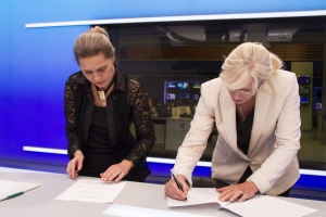 Iveta Radičová podpísala memorandum so šéfkou TA3