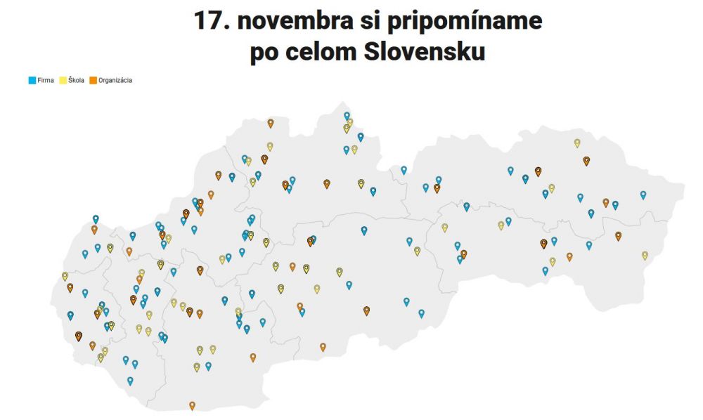 Viac ako 800 firiem, &scaron;k&ocirc;l a organiz&aacute;ci&iacute; po celom Slovensku dalo 17. novembra voľno (ZOZNAM)