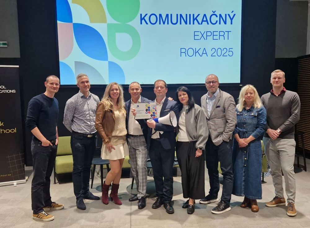 Ocenenie Komunikačn&yacute; expert roka 2025 z&iacute;skal Juraj Car&aacute;nek