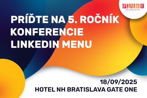 Konferencia LinkedIn Menu 2025: Načerpajte in&scaron;pir&aacute;cie od LinkedIn &scaron;pičiek