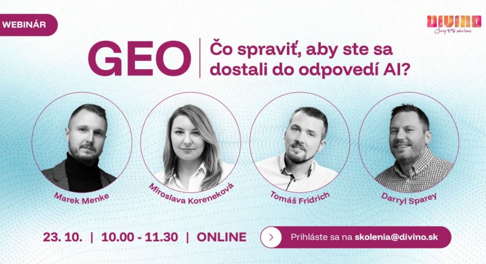 Webinár: Čo spraviť, aby ste sa dostali do odpovedí AI?