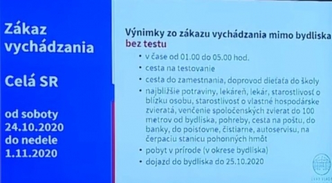 Dôležité: Začína platiť zákaz vychádzania, prinášame súhrn všetkých opatrení