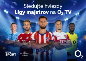 Do O2 prichádza prémiový futbal. Liga majstrov UEFA, Bundesliga, LaLiga a mnoho ďalších podujatí dorazí do O2 TV spolu s novými športovými stanicami